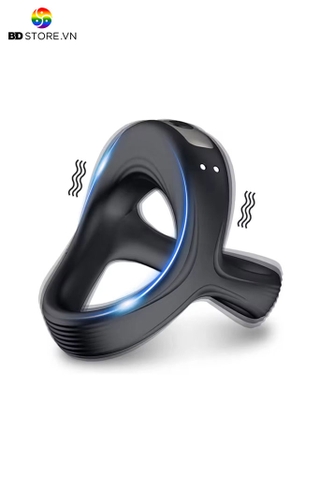 BDT640 - Vòng rung dương vật có 10 tần số sạc điện đường kính 66mm