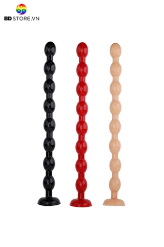 BDT927 - Anal beads silicon thiết kế 8 tầng bi tròn dài 50cm