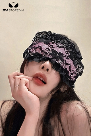 SMT015 - đồ bị mắt họa tiết ren hoa phong cách vintage nữ