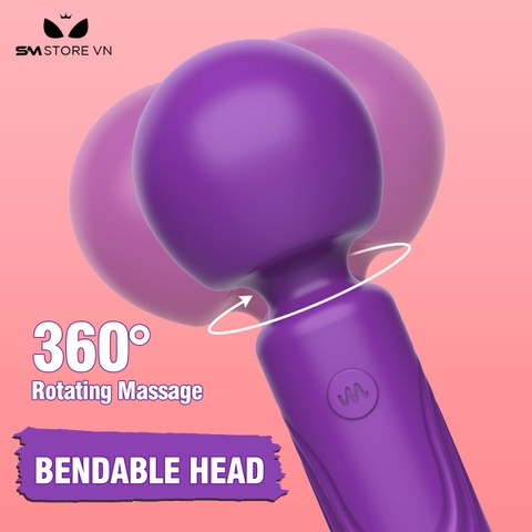 SMT3374 - Chày rung tình yêu xoay 360 độ sạc điện có 10 chế độ