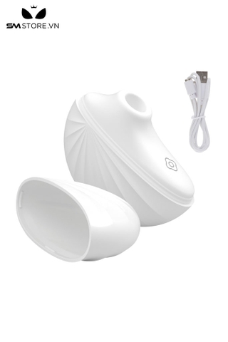 SMT3887 - Máy hút âm đạo mini ngụy trang vỏ sò dài 8cm có 10 chế độ