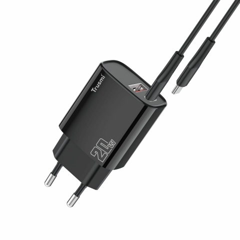 Trusmi Bộ sạc PD20W A+C kèm cáp C TO C 60W (EU)