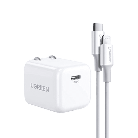 Củ sạc nhanh PD20W UGREEN CD249 Cổng sạc Type-C, chân cắm gập gọn - Khả năng tương thích rộng - 70572 Chân US