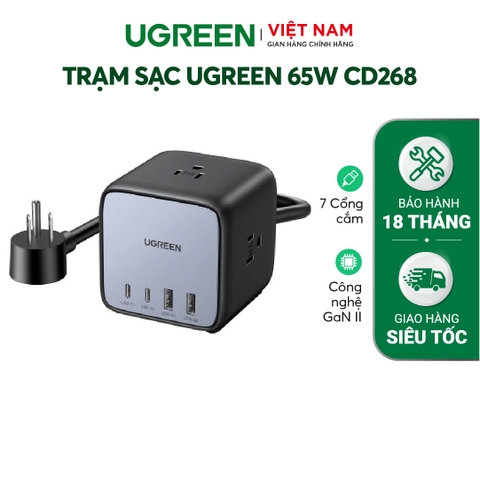 Củ sạc nhanh Gan 65W CD268