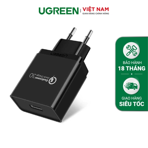Sạc nhanh QuickCharge 2.0/3.0 CD122-EU-Trắng-CD122