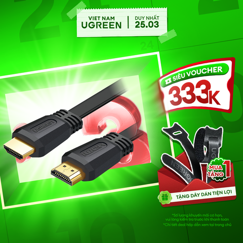 Cáp HDMI 2.0 Dẹt ED015