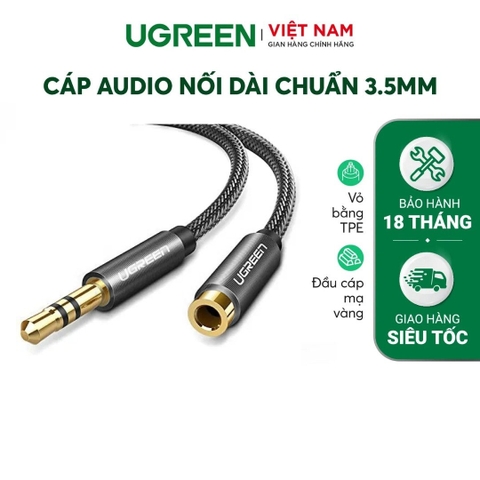 Cáp Audio 3.5mm màu đen 5M
