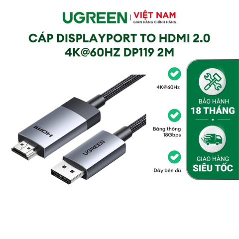 Cáp DP ra HDMI DP119