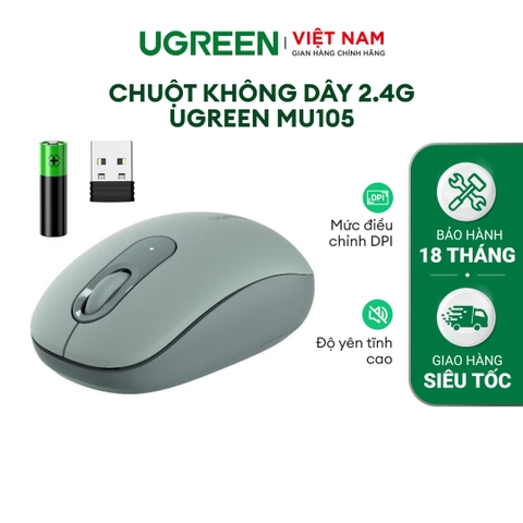 Chuột silent 2.4ghz 4 mức DPI MU105