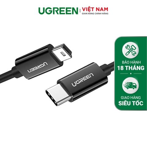 Cáp chuyển USB type C ra Mini USB US242