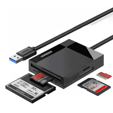 Đầu đọc thẻ nhớ Type C 4 in 1 CR125