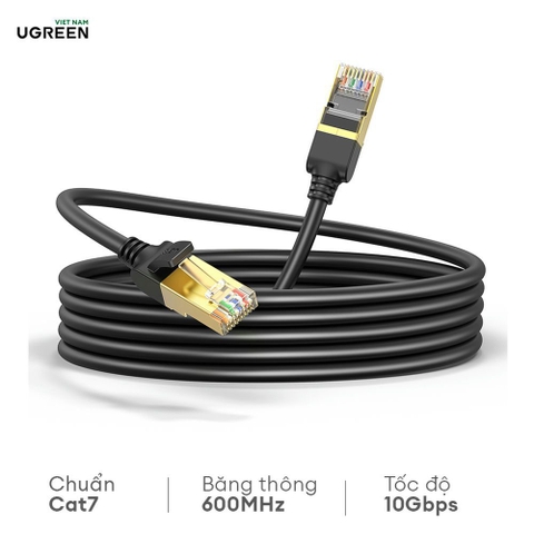 Cáp LAN Cat 7 F/FTP đầu đúc bọc kim loại NW107