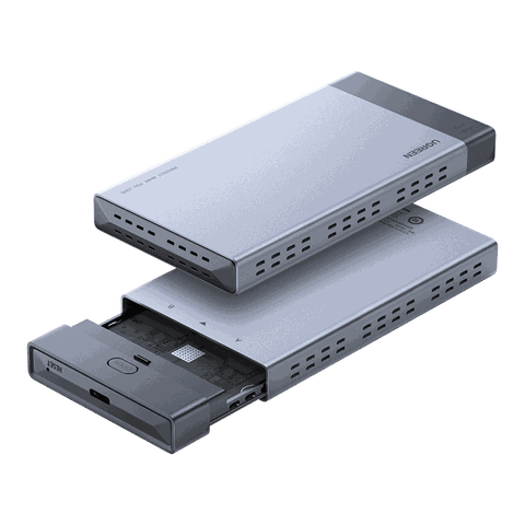 Ugreen 70534 B KEY 6Gbps M.2 SATA Dual Bay Raid Enclosure CM299 10070534