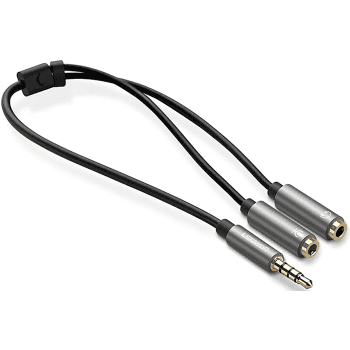 Cáp chuyển 3.5mm đực ra 2 đầu 3.5mm cái AV141