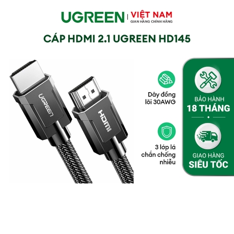 Cáp HDMI 2.1 dây dẹt bện UGREEN HD145 - 20228 2m