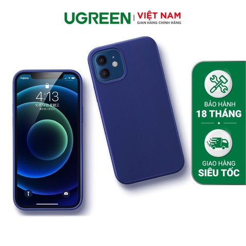 Ốp iPhone 12 mini UGREEN LP417 - Chất liệu Silicon cao cấp - Độ đàn hồi cao, chống thấm nước - Kích thước 6.1 inches - Black-6.7inches-iPhone 12 Pro Max-20457-Apple iPhone 12 Pro Max
