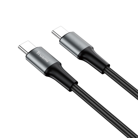 Trusmi Cáp bện C to C 66W | Black