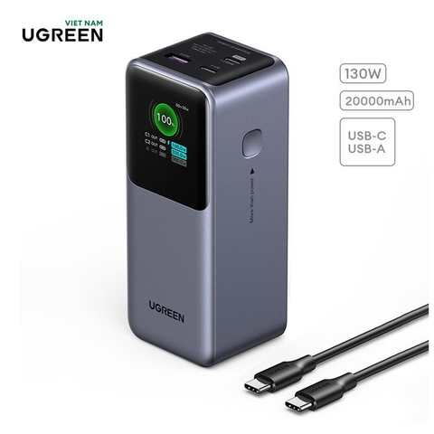 UGREEN Fast Charging Power Bank 20000mAh/130W 25000mAh/200W 12000mAh/100w