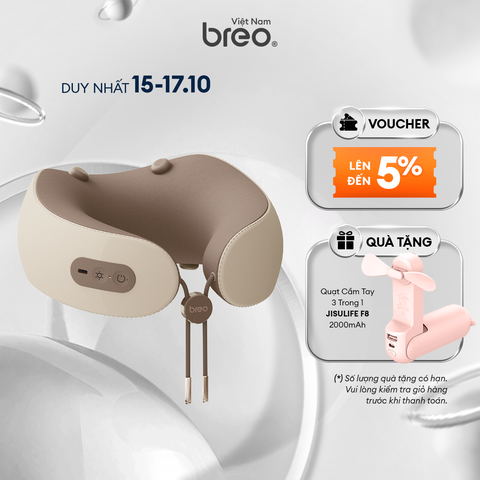 Máy Massage Cổ Vai Gáy BREO N6 Mini | Mát xa cổ | Bảo hành 12 tháng