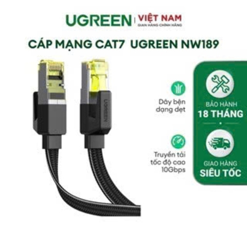 Cáp dữ liệu dạng dẹt nối mạng CAT7 F/FTP 20M
