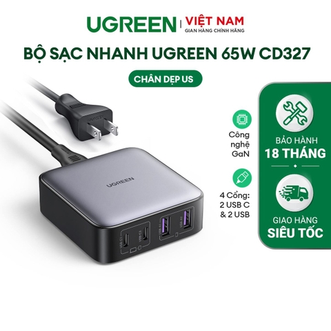 Củ sạc nhanh GaN 65W CD327