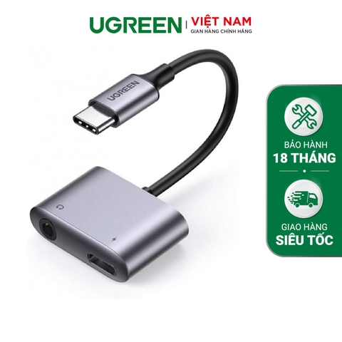 Hub chuyển đổi Type C ra 3.5mm + Type C CM231