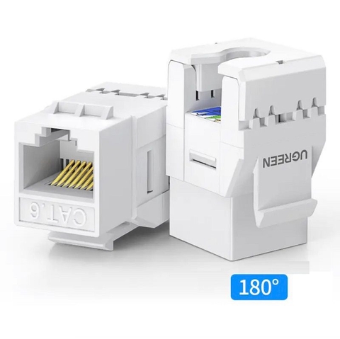 Nhân ổ cắm mạng Ugreen CAT6  NW186