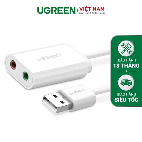 Cáp chuyển USB 2.0 sang Loa + MIC US205