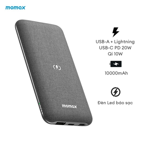 Sạc Dự Phòng 10.000mAh Không Dây Lightning Q.POWER TOUCH
