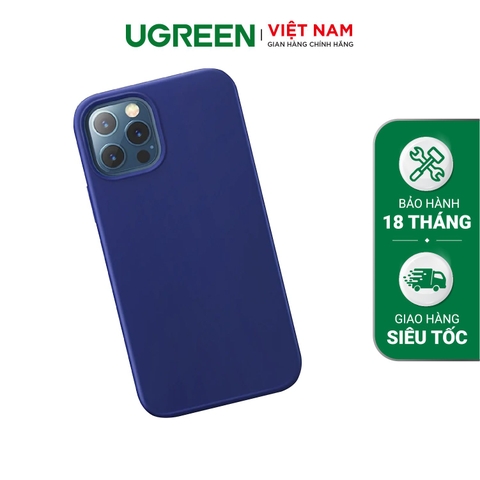 Ốp iPhone 12 mini UGREEN LP417 - Chất liệu Silicon cao cấp - Độ đàn hồi cao, chống thấm nước - Kích thước 6.1 inches - Black-6.7inches-iPhone 12 Pro Max-20457-Apple iPhone 12 Pro Max