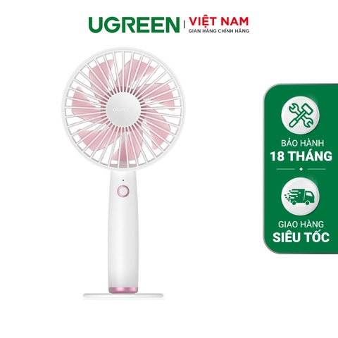 Quạt sạc tích điện mini cổng USB type C cầm tay hoặc đặt bàn dung lượng 2500mAh loại 7 cánh UGREEN LP149 50724 - Hãng phân phối chính thức