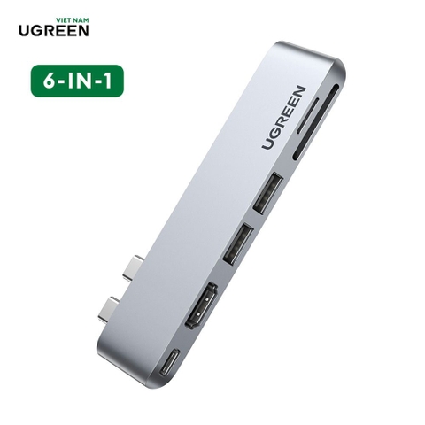 Hub USB type C mở rộng cổng HDMI, PD, Sd/TF - 2xUSB3.0, USB C UGREEN CM380 80856