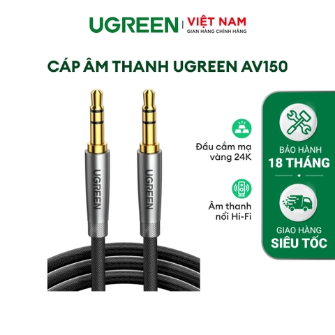 Dây âm thanh 3.5mm AV150 0.5M
