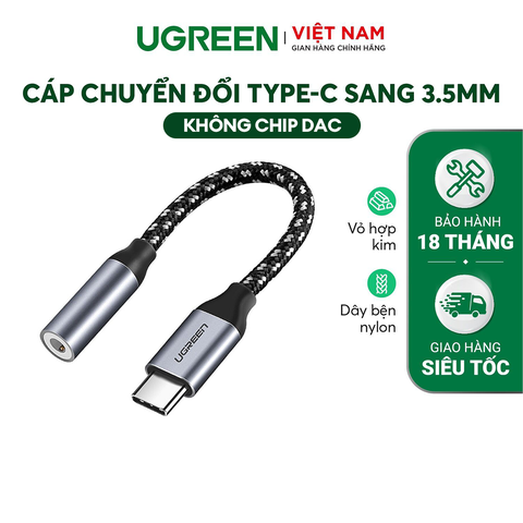 Cáp chuyển Type C ra 3.5mm 0.1M AV142