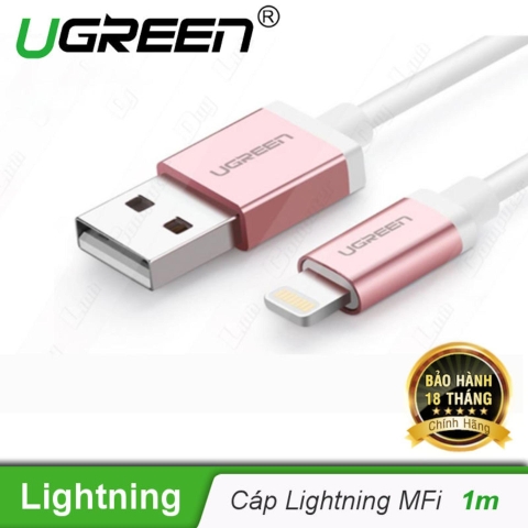Dây USB Lighting có chip mFI vỏ nhôm US131