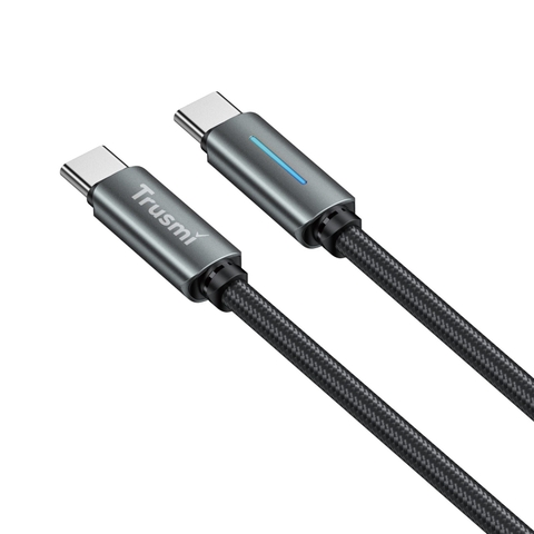 Trusmi Cáp bện LED 60W/20W C to C/L