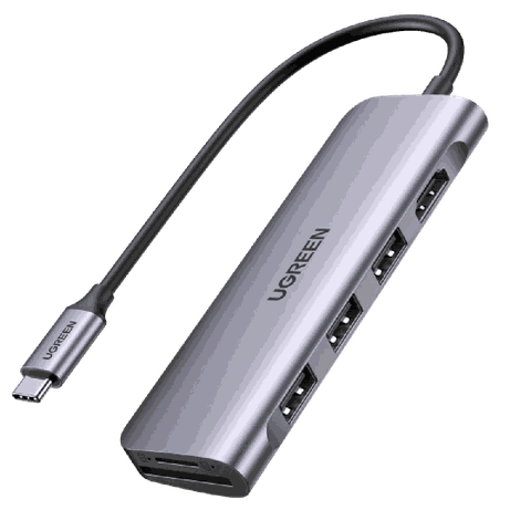 Bộ chuyển đổi Type C 6 in 1 4K UHD CM195