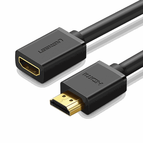 Dây nối dài HDMI 1.4 thuần đồng 19+1 dài 0.5-2M UGREEN HD107 - Dài 2m-10142