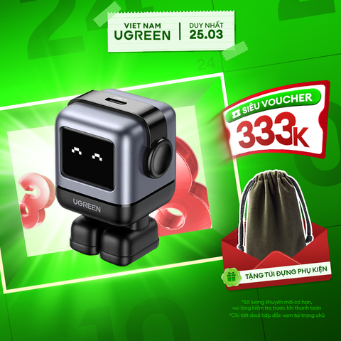 Củ sạc GaN Robot 30W CD359