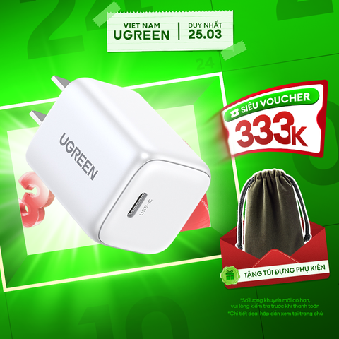 Củ sạc nhanh GaN 30W CD319