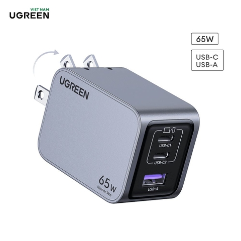 Bộ sạc nhanh GaN Pro 65W X755