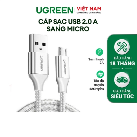 Cáp MICRO USB 2.0 bọc dù US290