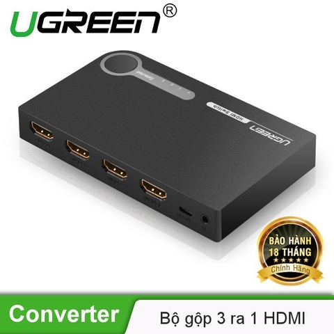 Bộ gộp HDMI 3 vào 1 ra HDMI 40234