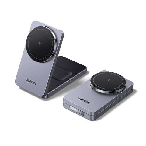 Đế sạc không dây từ tính 2 in 1 Ugreen