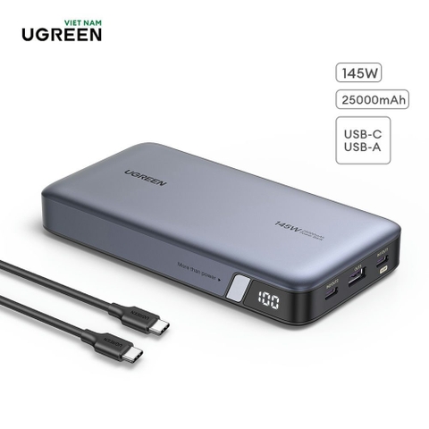 UGREEN 25000mAh 145W Two-way Fast Charging Power Bank 90597