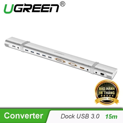 Trạm chuyển đổi multi-Display USB 3 to 5 Ports USB 3HUB+SD/TF Card read+Gigabit lan+Audio