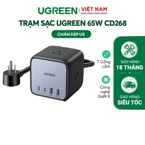 Củ sạc nhanh Gan 65W CD268