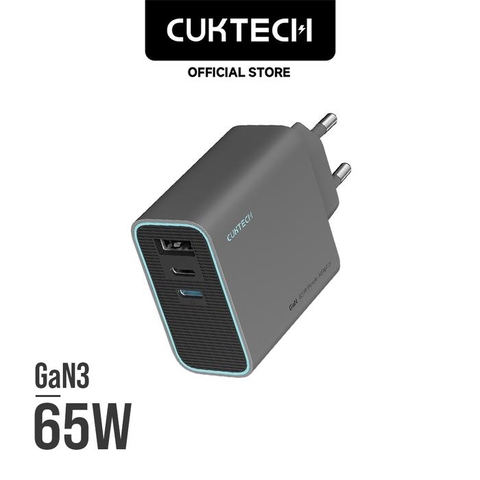 Sạc CUKTECH 65W GaN 2C1A AD653C