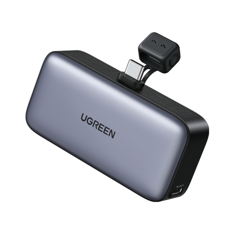 UGREEN 5000mAh Power Bank with Built-in USB-C Connector