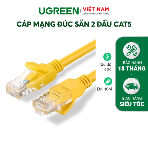 Cáp mạng LAN CAT5E UPT đúc sẵn NW103